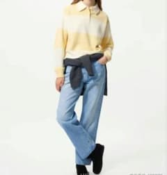 【UNIQLO】JAWストレートデニム 24☆美品☆プロフ必読のサムネイル