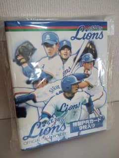 lions official cards collections 2000 西武 西武ライオンズ 2000年版 公式カードホルダー 特製PRカード付 - メルカリ