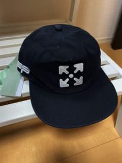 【新品】OFF-WHITE オフホワイト キャップ ブラック FREEのサムネイル