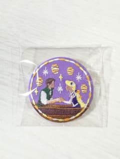 DisneyCharacters　刺繍缶バッジビスケット　ラプンツェル　再販のサムネイル