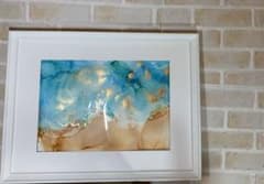 最終値下げ！早い者勝ち！アルコールインクアート＊海＊のサムネイル