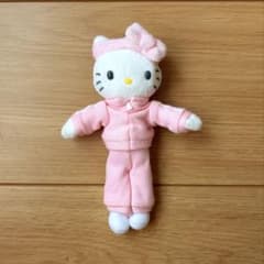 足長キティ ぬいぐるみ キーホルダー マスコット ピンク ジャージのサムネイル