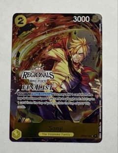 英語版　ワンピースカード サンジ　ファイナリスト　REGIONALS 英語版 ワンピースカード サンジ ファイナリスト REGIONALS - メルカリ