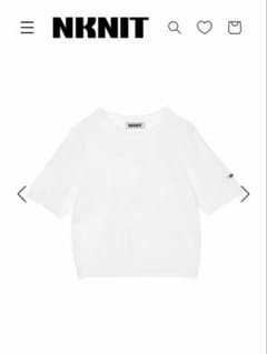 NKNIT cotton/acetate KNIT t-shirt タグ付き - メルカリ