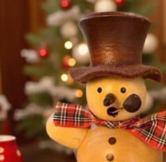 パイプ人形　煙出し　ドイツ　Christian Ulbrichtソリ　スノーマン パイプ人形 煙出し ドイツ Christian Ulbrichtソリ スノーマン - メルカリ