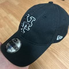 New Era 9TWENTY NYロゴ キャップ 黒 調整可能のサムネイル