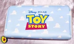 TOY STORY トイストーリー 雲柄 ラウンドファスナー 長財布 ウォレットのサムネイル