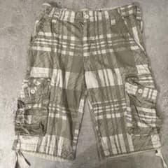 WEARFIRST カーゴショートパンツ チェック柄のサムネイル