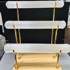 大人気！！セレナイト 天然石ブレスレット台座 3段 - メルカリ