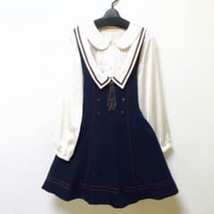 本日sale♡Secret Honey セーラーカラージャンパードレスのサムネイル