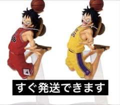 新品未開封】 ワンピース NBA フィギュア ルフィ レイカーズ ブルズ