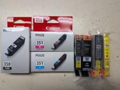 Canon PIXUS 純正インクカートリッジ BCI-350 BCI-351のサムネイル
