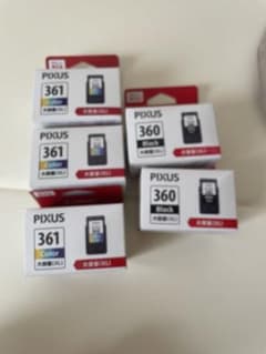 CANON PIXUS インクカートリッジ 360 361 大容量セットのサムネイル