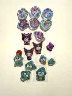 サンリオボンボンドロップ　おはじき　ウォーター　ぷくっとシール　おすそわけ①