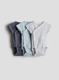 H&M 半袖ロンパース 3枚セット US 6Mのサムネイル