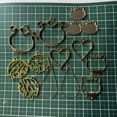 レジン枠 空枠 チャーム まとめ売り