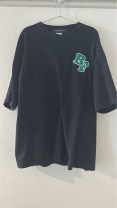 HOMIES BF logo Green Blackロゴ刺繍 Tシャツ ブラックのサムネイル