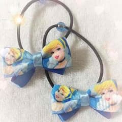ヘアゴム☆グログランリボン☆シンデレラのサムネイル