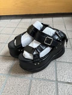 GRL レザーメタルパーツベルト厚底サンダルのサムネイル