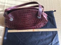 クロコダイルショルダーバッグのサムネイル
