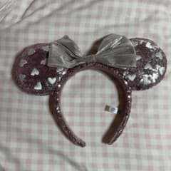 ディズニーランド ミニー カチューシャ ハート ピンク スパンコールのサムネイル