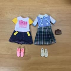 リカちゃん人形　衣装　制服　セットのサムネイル