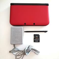 ニンテンドー3DS LL レッド×ブラック SDカード付きのサムネイル