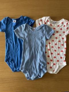 【再値下げ】プチバトー　24m  86cm ロンパース　ベビー肌着　肌着のサムネイル