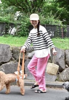 クロスクロス　ボーダーtシャツのサムネイル