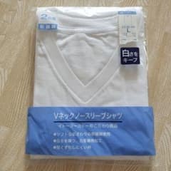 イトーヨーカドー Vネックノースリーブシャツ L 2枚組のサムネイル