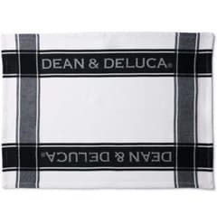 DEAN&DELUCA ティータオル ブラック 大判 ロゴ入り キッチンタオルのサムネイル