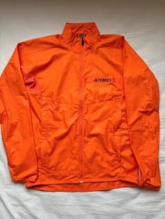 adidas terrex ナイロンウェア オレンジ ジャージ S - メルカリ
