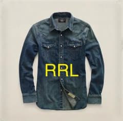 RRL ダブルアールエル インディゴ ウエスタン シャツ ラルフローレン RRL ダブルアールエル インディゴ ウエスタン シャツ ラルフローレン