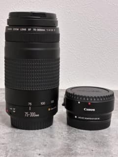 ⭐️美品⭐️Canon EF 75-300 III & EF-EOS R アダプター ⭐️美品⭐️Canon EF 75-300 II & EF-EOS M アダプター - メルカリ