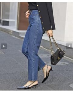 Deuxieme Classe スリム クロップドデニム　34のサムネイル