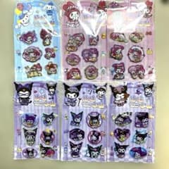 新品 かわいい キャラクター ウォーターシール 6枚セット まとめ売りのサムネイル