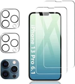 【2+2】iPhone13 Proガラスフィルム（２枚）＋カメラフィルム（2枚）のサムネイル