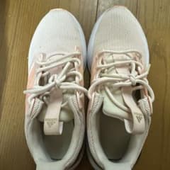 adidas スニーカー 24.0cm ピンク×ホワイトのサムネイル