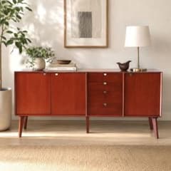 L 新品 160cm リビングボード キャビネット 北欧 ホテル仕様 収納 
