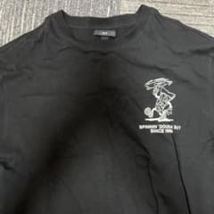 H&M ピザ プリント Tシャツ ブラックのサムネイル