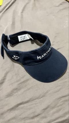 PEARLY GATES レディース ゴルフ サンバイザー ネイビーのサムネイル