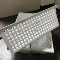 白 プラスチックバスケット 3個セットのサムネイル