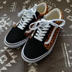 美品】VANS v36cf leopard オールドスクール - メルカリ