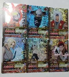 データカードダス「極美品 九尾のナルト 激レア 6枚コンプセット」NARUTO イ*舗様 データカードダス「極美品 九尾のナルト 激レア 6枚コンプ