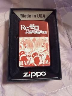 Re:ゼロ ZIPPOライター ラム レム　新品のサムネイル