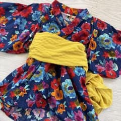 【ai様専用】　OCEAN&GROUND 浴衣風ワンピース　90のサムネイル