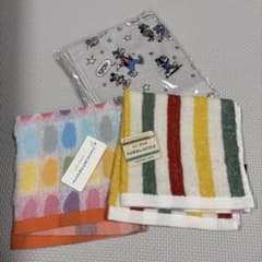 [新品未使用]タオルハンカチ 3枚セットのサムネイル