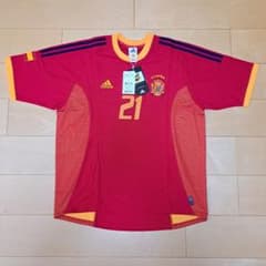 2002年ワールドカップ スペイン代表ホームユニフォーム ＃21