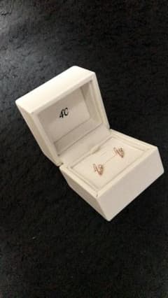 値下げしました！[新品] 4℃ K10ピンクゴールド ピアスのサムネイル
