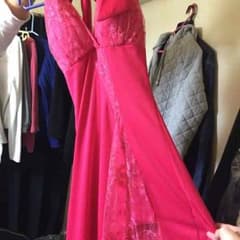 ショッキングピンク♡ロングドレスのサムネイル